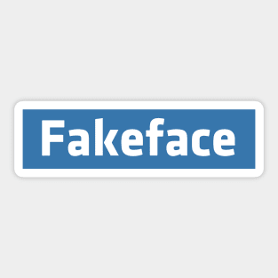 Facefacebook Parody Sticker